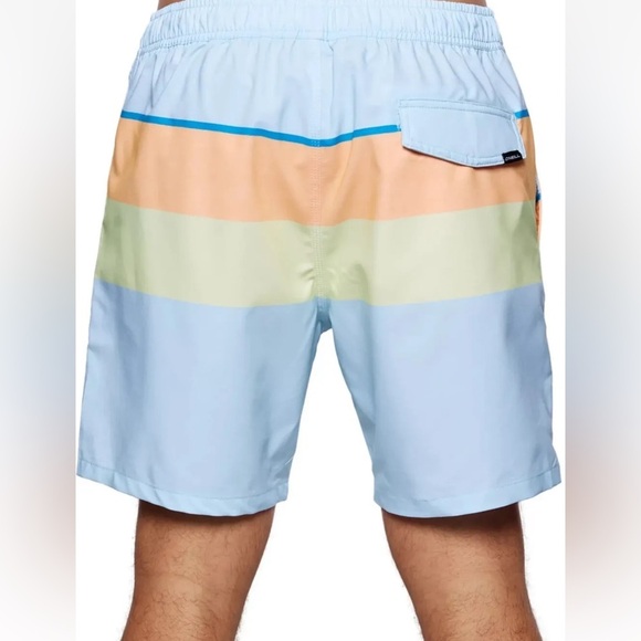 O’Neill Smash Up Volley Swim Trunks Board Shorts sz S Pale Blue - Picture 7 of 11